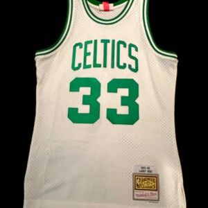 Mitchell and Ness NBA Larry Bird 85-86’ Celtics Jersey Size Small NWT
